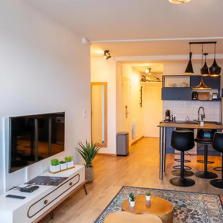 Apartment Plein Centre-ville T2 Avec Sauna